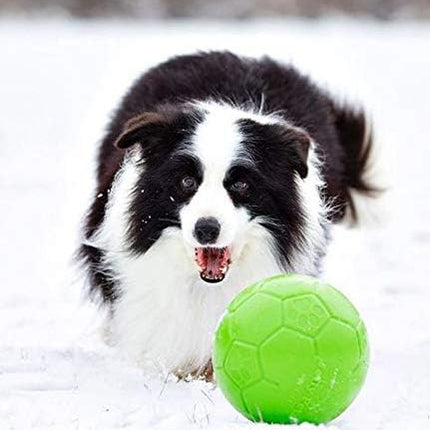Jolly Pets Large Jolly Soccer Ball Floating-Bouncing Dog Toy; 8" Green Apple