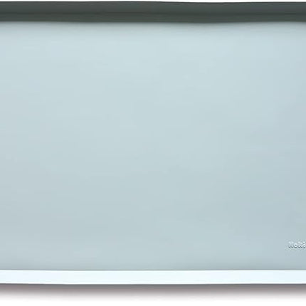 Hoki Found Large Silicone Pet Food Mats Tray - Non Slip Pet Dog Cat Bowl Mats Placemat - Dog Pet Cat Feeding Mat - Waterproof Dog Cat Food Mats -Pet Water Mats for Floors - Battleship