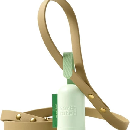 Earth Rated Dog Poop Bag Holder, Durable and Guaranteed Leakproof, Unscented, Dispenser with Starter Roll