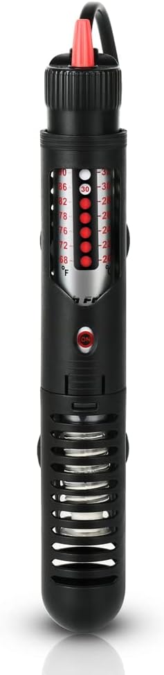 Submersible 50W Aquarium Heater Adjustable Fish Tank Heater 50 Watt