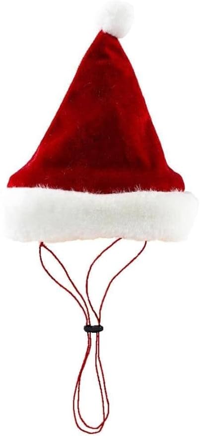 Huxley & Kent Pet Hat | Santa (Extra-Large) | Fun Christmas Holiday Hat for Dogs/Cats | Cute, Comfortable and Fun | SnugFit Strings for Best Fit
