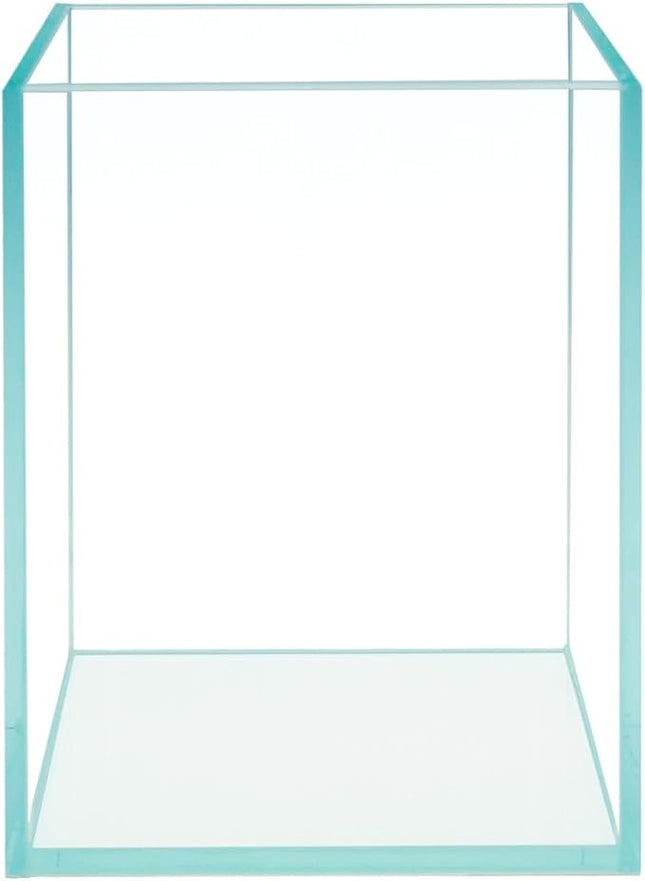 Nano Tall Rimless Frameless Extra Clear Glass Aquarium, Low Iron Glass Tank, 5mm Glass, White Leveling Mat Included, w/Lids Options
