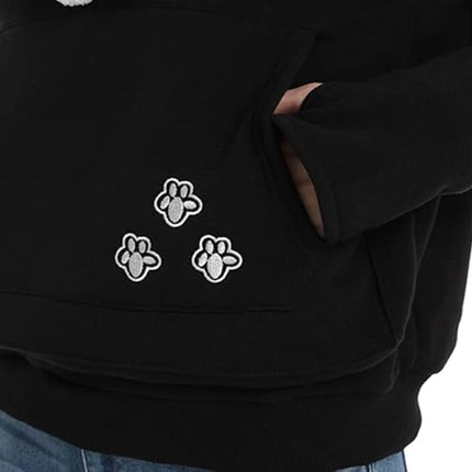 LINYUCHEN Cat Dog Pouch Hoodie Large Pet Pouch Sweatshirt Puppy Kitten Holder Carrier Pullover Shirt Unisex Hoodies