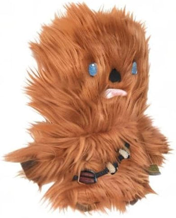 STAR WARS for Pets Plush Chewbacca Flattie Dog Toy | Soft Toys for Dogs, Brown, Large - 9" | Cute Dog Toy, Squeaky Dog Chew Toy for Pets from