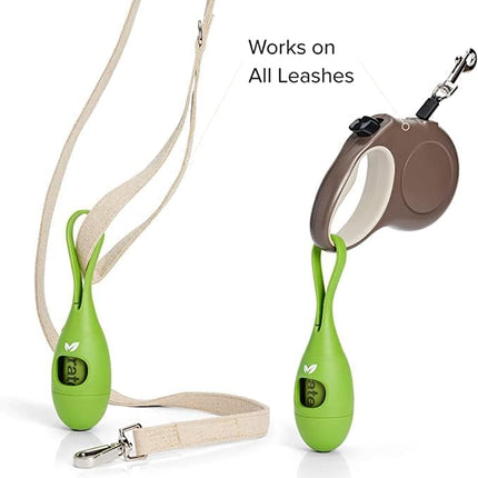 Earth Rated Dog Poop Bag Holder with Dog Poop Bags, Durable and Guaranteed Leakproof, Lavender Scented, 1 Dispenser and 15 Bags