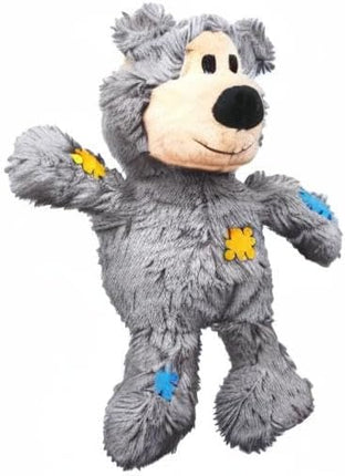 KONG Wild Knots Bears - Durable Dog Toys with Internal Knotted Ropes and Minimal Stuffing for Less Mess (Assorted Colors) (X Large)