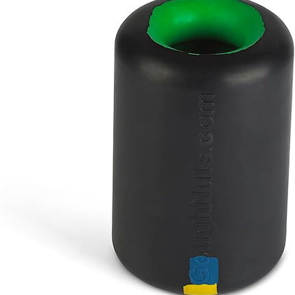 Goughnuts Work to Eat Dog Treat Toy – Virtually Indestructible Rubber Treat Dispensing Dog Toys for Aggressive Chewers, Mental Enrichment Feeder and Fillable Chew for Large Dogs, Freezable, USA Made