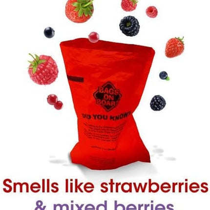Bags On Board Dog Poo Bags | Strong, Leak Proof Dog Waste Bags | Triple Berry Scent | 140 Bags