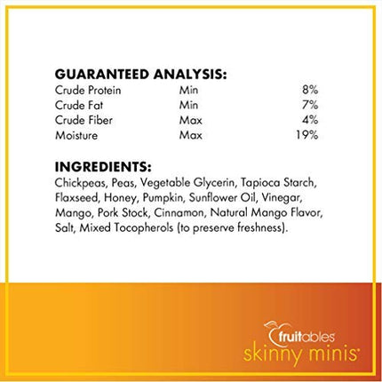 Fruitables Skinny Minis Apple Bacon, Pumpkin Berry, Mango - Variety Pack of 3