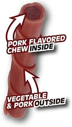 Dreambone Dbst-02457 Pork Stuffed Twist Pet Chew Treats (9 Pack), One Size