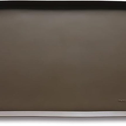 Hoki Found Silicone Pet Food Mats Tray - Non Slip Pet Dog Cat Bowl Mats Placemat - Dog Pet Cat Feeding Mat - Waterproof Dog Cat Food Mats -Pet Water Mats for Carpet - Coffee