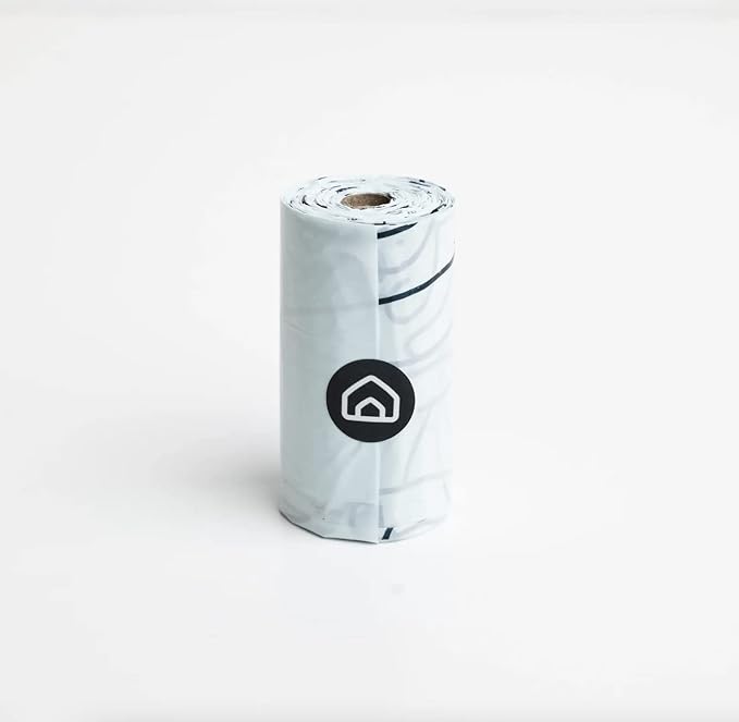 Diggs Dog Poop Bags (8-Rolls) - Durable & Odor Resistant Pet Waste Bags Refill Pack - One-Hand Dispensing, Innovative No-Tear Pet Products - 120 Bag Count