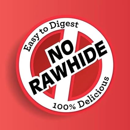 DreamBone Mini Chews, Made with Real Chicken and Vegetables, Rawhide Free Dog Chews, 8 Count