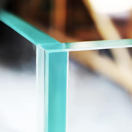 Ultra Clear Rimless Aquarium Tank 6-60 gallons Low Iron Glass (21Gal - Top Glass Canopy)