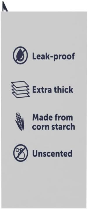 Dog Poop Bags, 120 Count, 8 Rolls of 15