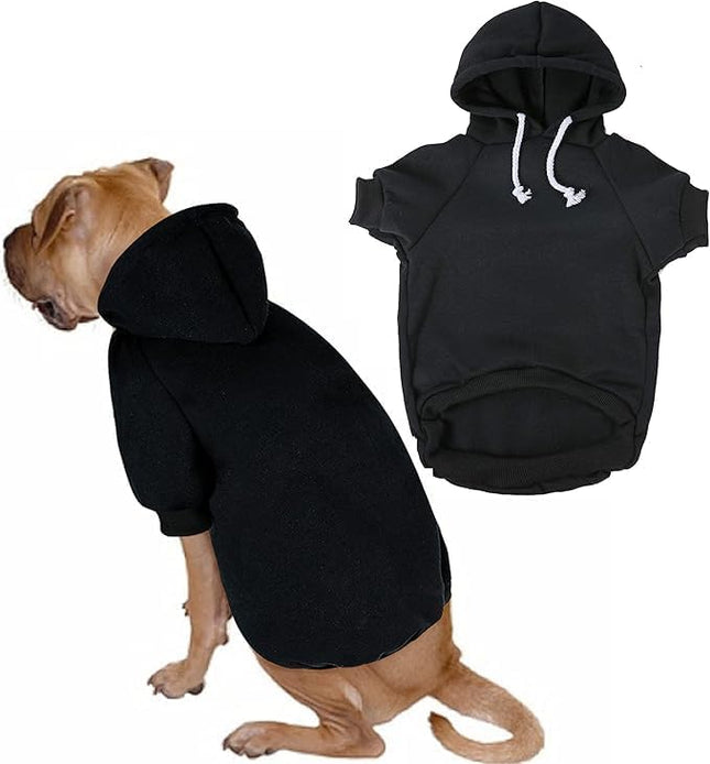 Blank Dog Sweatshirt Pet Hoodie for Medium Dogs Doggie Clothes