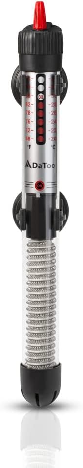 Aquarium Heater Fish Tank Heater Submersible 100 Watt, 1 Yr Warranty