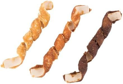 DreamBone Spirals Variety Pack, No-Rawhide Chews for Dogs, 18 Spiral Chews