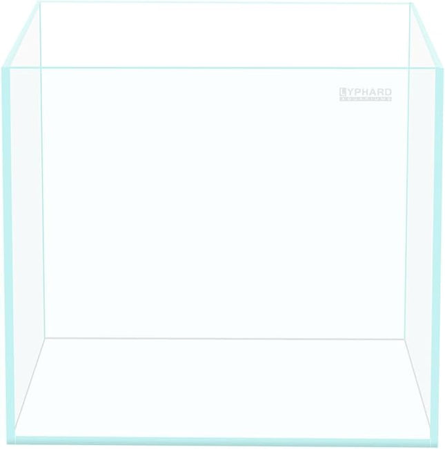 LYPHARD AQUARIUMS 21 Gallon Rimless Aquarium Tall Tank, Ultra Clear Low Iron Big Fish Tank, L15.8×W15.8×H19.7 Glass Thickness 6mm with EVA Foam Leveling Mat