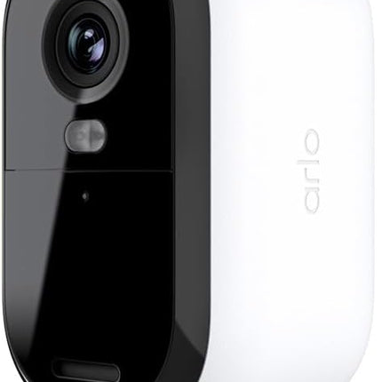 Arlo Essential Security Camera 2K |Outdoor - Indoor | 2nd Gen | Wireless with Spotlight, 2-Way Audio, Color Night Vision, Live Stream, Motion Activation, Real Time Notifications, Wide Angle - White