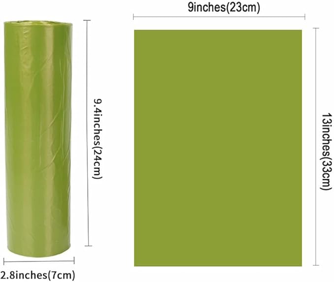 Dog Waste Bags-300 Bags per Roll, Pet Poop Bags Big Rolls, 2 Pack, 600 Bags, Cat Litter Poop Bags, Fit Most Scooper, Durable Poop Bags Rolls for Dogs, Easy Dispensing and Grab