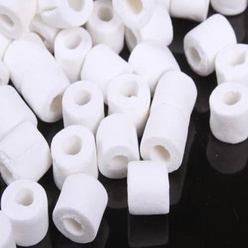 6 lbs Premier Bio Ceramic Rings Aquarium Filter Media in 6 Free Mesh Bags for Freshwater Saltwater Fish Tank Pond Shrimp Canister