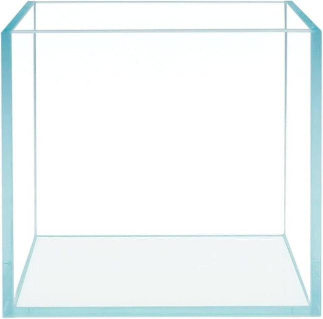 Cube Rimless Frameless Extra Clear All Glass Aquarium, Low Iron Glass Tank, 5mm Glass, White Leveling Mat Included, w/Lids Options