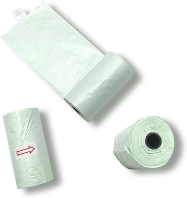 Biodegradable Dog Poop Bags - 60 Count, Durable & 100% Leak-Proof, Compostable Trash Bags for Dogs & Cats, Thick and Easy Open Rolls, Eco-Friendly Waste Bags (22cm x 28cm)