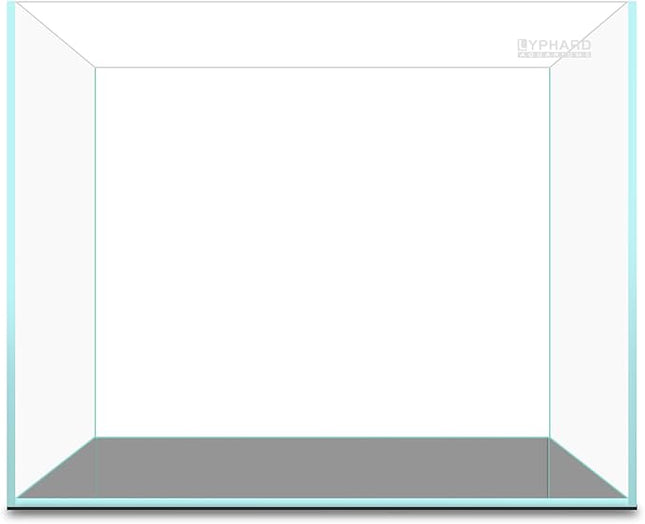 LYPHARD AQUARIUMS 3.5 Gallon Rimless Aquarium, Ultra Clear Low Iron Nano Fish Tank for Betta Shrimp, L15×W5.5×H9.8 Glass Thickness 5mm with EVA Foam Leveling Mat