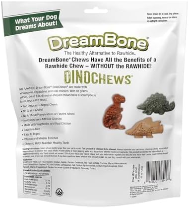 DreamBone Novelty Shaped Chews, Treat Your Dog to a Chew Made with Real Meat and Vegetables
