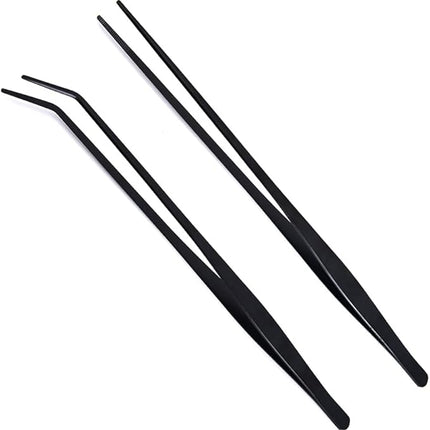 Snake Feeding Tongs, 2Pcs Ball Python Tweezers fit Leopard Gecko, Snakes, Lizards, Rose Hair Tarantula, Chameleon, Jumping Spider