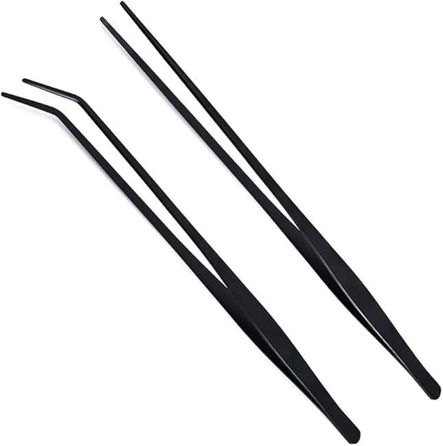 Snake Feeding Tongs, 2Pcs Ball Python Tweezers fit Leopard Gecko, Snakes, Lizards, Rose Hair Tarantula, Chameleon, Jumping Spider