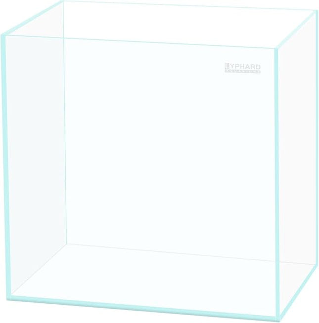 LYPHARD AQUARIUMS Tall Rimless Aquarium 9.5 Gallon, Ultra Clear Low Iron Small Fish Tank for Betta, L11.8×W11.8×H15.8 Glass Thickness 5mm with EVA Foam Leveling Mat