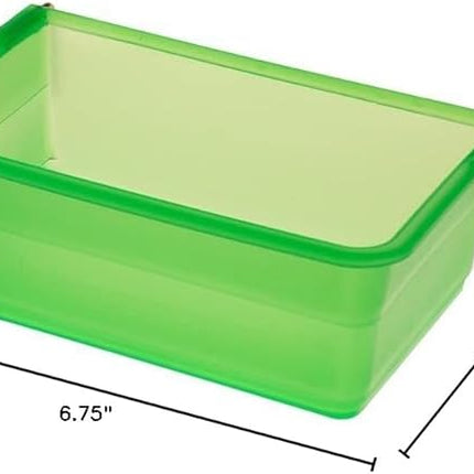 Chicken Cage Cup, 27oz - for Water, Treat, Feed and More - Small Feeder and Waterer Dish for Duck, Baby Chick, Pigeon, Quail, Gamefoul, Parakeet - Poultry Accessories for Bird Cages, Green