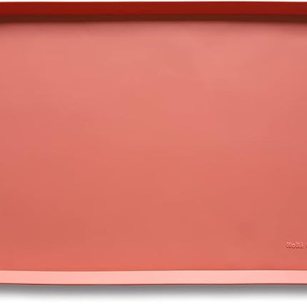 Hoki Found -Waterproof Pet Feeding Mats with High Lips - Multiple Size and Colors for Dogs, Cats & Others-BC