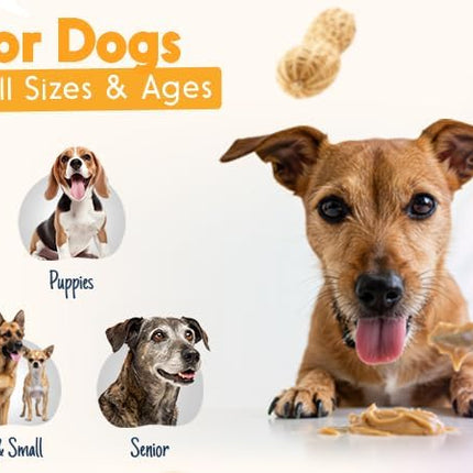 BUDDY BUDDER, Ruff Ruff Raw, Natural Dog Peanut Butter, Dog TreatMade in USA, (17 oz Jars)