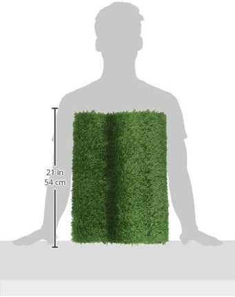 Four Paws Wee-Wee Premium Patch Indoor and Outdoor Pet Potty for Dogs l Dog Potty Training l Artificial Grass l Wee-Wee Patch (Pack of 3)