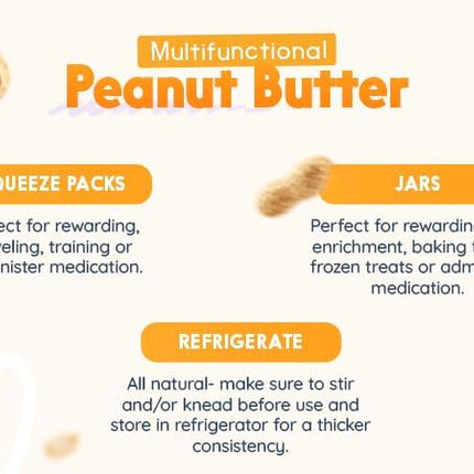 BUDDY BUDDER Bark Bistro Company, Superberry Snoot + Pumpkin Pup, Natural Dog Peanut Butter, Dog Treat, Made in USA (Set of 2, 17oz Jars)