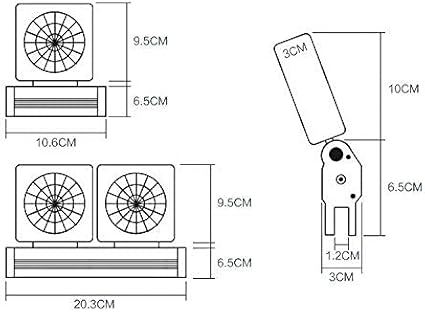 Aquarium Chillers Aquarium Fan Fish Tank Cooling Fan Marine 2 Fan