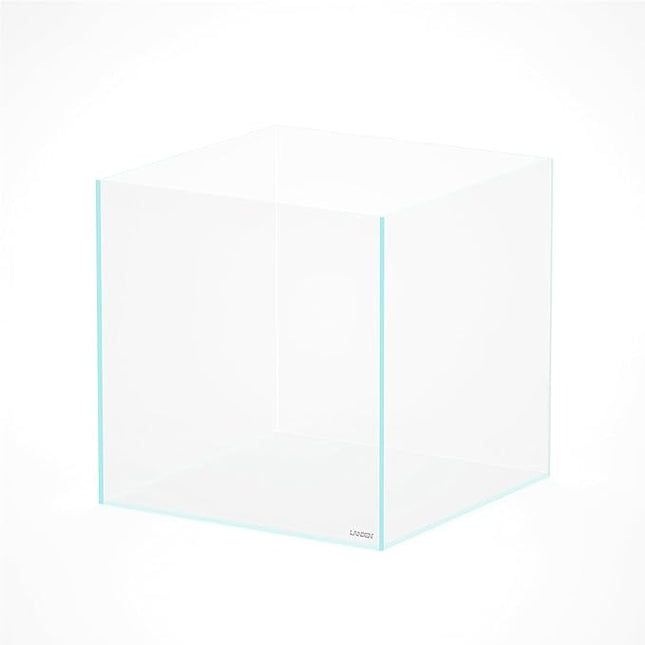LANDEN Cube Rimless Low Iron Aquarium Fish Tank,23.62" L × 23.62" W × 23.62" H (60cm x 60cm x60cm) 10mm Thickness with Nano Foam Leveling Mat Included