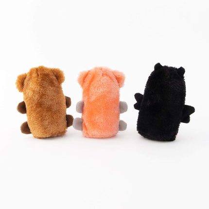 Zippy Paws Valentines Miniz Squeakie Buddies 3 Pack