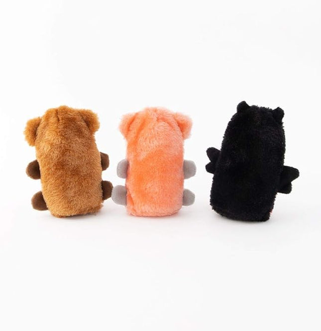 Zippy Paws Valentines Miniz Squeakie Buddies 3 Pack