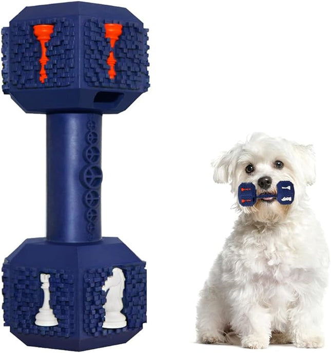 Dog Chew Toys for Aggressive Chewers,Food Grade Non-Toxic Dental Pet Toy,Tough Durable Indestructible Dog Toys for XSmall Dogs.Blue（5IB-8IB）