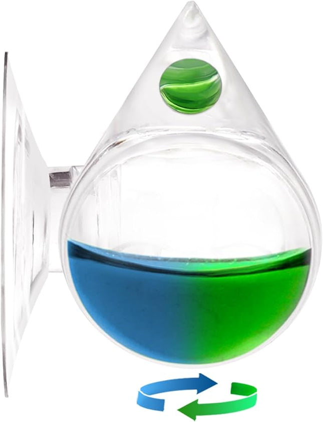 Aquatic CO2 Drop Checker Detachable Tear Drop Shape Without Solution,Upgraded Version