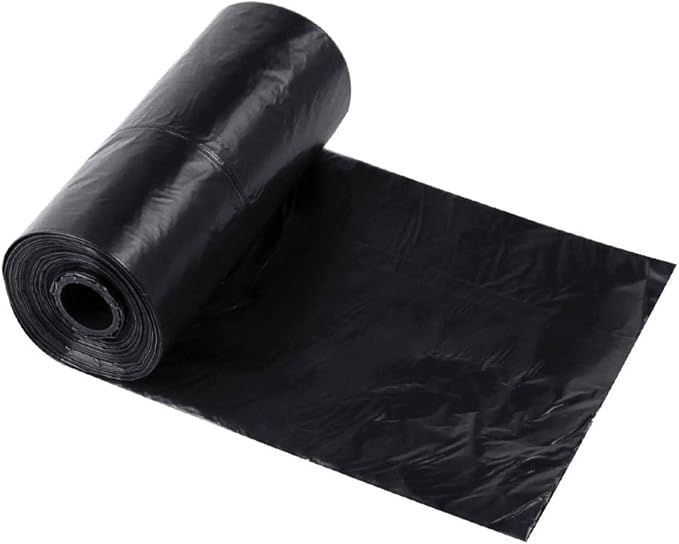 Dog Poop Bags Dispenser with Carabiner Clip, Doggy Poop Bag Holders for Leashes Include 1 Roll (15 Bags) Leak-Proof Large Lavender Scented Doggie Pet Waste Bags,Dog Accessories, Black