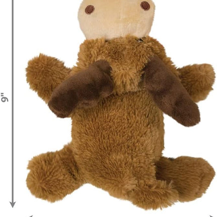 KONG - Cozie Marvin Moose - Indoor Cuddle Squeaky Plush Dog Toy - for Medium Dogs…