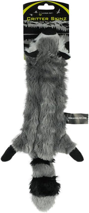 Hyper Pet Critter Skinz Raccoon Stuffless Dog Toy, Medium