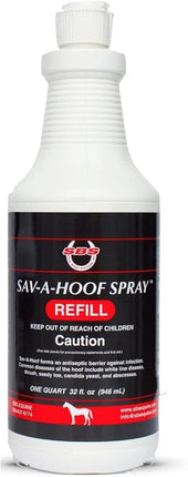 SBS Equine Spray | Hoof Treatment Provides Antiseptic Barrier Against Infection | Fights Hoof Illness | Long-Lasting (32 Fluid Oz Refill)