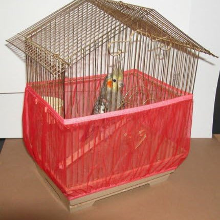 Bird Cage Skirt - Medium (Red)