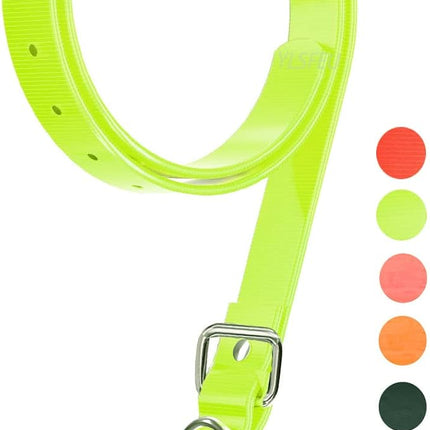 Dog Collar Strap for Most of Electronic Training Shock Collar Receivers-Adjustable Durable Waterproof Odorless 3/4 Inch Collar Replacement for Barking Fence-Pet TPU Collar Strap